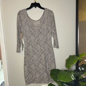 Chelsea and Violet sparkly long sleeve dress size medium NWT